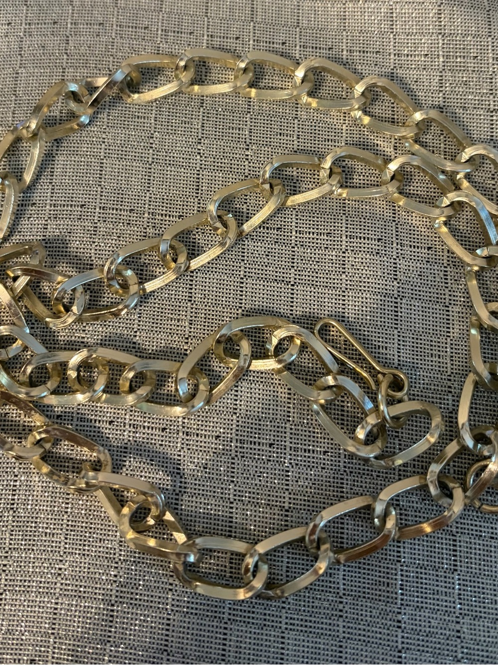 Gold-Tone Link Chain Necklace - Women's Jewelry - Picture 3 of 4